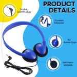 Bulk 100 Pack Wired Headphones for Kids