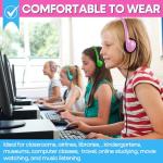 Bulk 100 Pack Wired Headphones for Kids