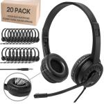 XOSDA 20 Pack Noise Canceling Headsets with Mic