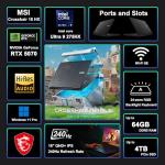MSI Crosshair 18 HX AI Gaming Laptop 240Hz