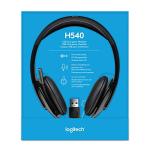 Logitech H540 Wired Stereo Headset with Mic