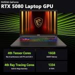 MSI Vector 16 HX AI Gaming Laptop - 16" QHD+