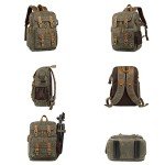 YuanWen Waterproof DSLR Camera Backpack - Green