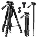 Victiv 72-inch Lightweight Travel Camera Tripod