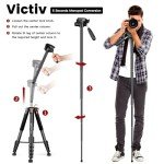 Victiv 72-inch Lightweight Travel Camera Tripod