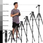 Victiv 72-inch Lightweight Travel Camera Tripod