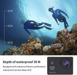 VEMONT 1080P Full HD Waterproof Action Camera Kit