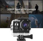 VEMONT 1080P Full HD Waterproof Action Camera Kit