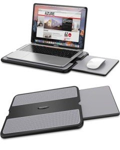 AboveTEK Portable Laptop Desk with Mouse Pad Tray