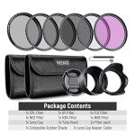 NEEWER 55mm ND Filter and Lens Accessory Set
