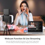 64MP 4K Vlogging Camera with 180° Flip Screen