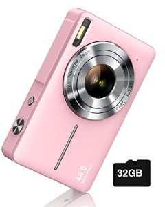 Compact 16X Zoom FHD Digital Point-and-Shoot Camera