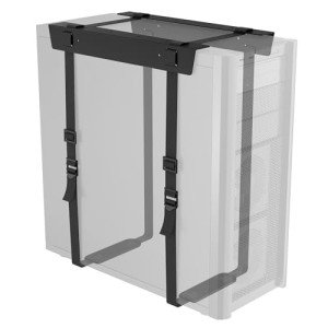 BONTEC Adjustable Under Desk PC Holder with Straps