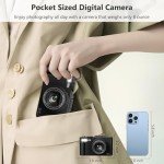 64MP 4K Vlogging Camera with 180° Flip Screen