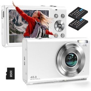UHD 4K Vlogging Camera with 48MP and Zoom