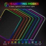 RGB Gaming Mouse Pad with Non-Slip Base