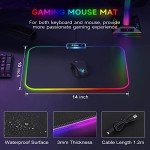 RGB Gaming Mouse Pad with Non-Slip Base