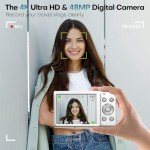 UHD 4K Vlogging Camera with 48MP and Zoom