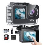 XTU 4K Waterproof Action Camera with Accessories