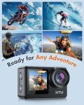 XTU 4K Waterproof Action Camera with Accessories