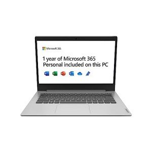 Lenovo IdeaPad 1 14" HD Laptop - Platinum Grey