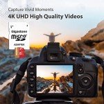 Gigastone 128GB Micro SD Card for 4K Recording