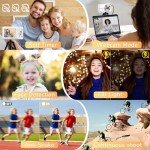 2024 Kids' Digital Camera with 32GB Card, 16X Zoom