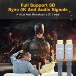 3M Flat 4K HDMI Cable for TV and Gaming