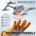 BAPHIYA 1080P Dual Camera Beginner Drone with 2 Batteries