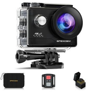 Apexcam 4K Waterproof Action Camera with Remote