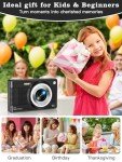 56MP FHD Kids Camera with 16x Zoom