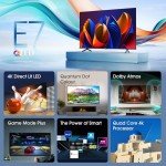 Hisense 50" 4K QLED Smart TV - 2024 Model
