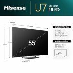 Hisense 55" Mini-LED Smart TV with Dolby Vision