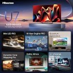 Hisense 55" Mini-LED Smart TV with Dolby Vision