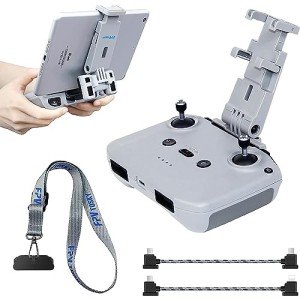 Tablet Holder for DJI Drones with Cables and Lanyard