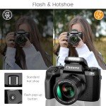 Saneen 64MP 4K WiFi Touch Screen Camera
