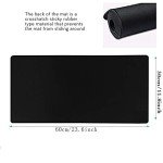 XL Gaming Mouse Pad - 600x300mm Black