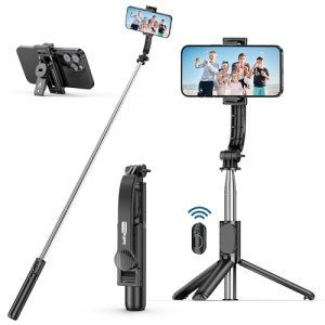 4-in-1 Selfie Stick Tripod with Remote