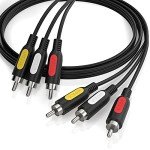 VTOP Triple RCA Audio Video Cable for TV