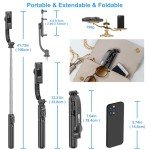 4-in-1 Selfie Stick Tripod with Remote