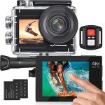 Exprotrek 4K Action Camera with Touch Screen