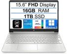 HP 15.6" FHD Laptop with Intel i5 & 1TB SSD