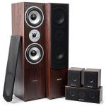 Fenton 5.0 Walnut Surround Sound Home System