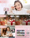 Lecran 1080P Kids Camera with 32GB Card