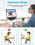 Babacom Ergonomic Adjustable Laptop Stand and Lap Desk