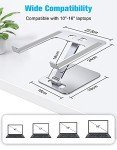 Babacom Ergonomic Adjustable Laptop Stand and Lap Desk