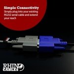 Rhinocables 9-Pin RS232 Serial Extension Cable 10m