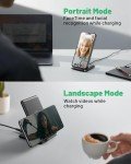 15W Qi Fast Wireless Charger Stand for Phones