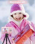 Lecran 1080P Kids Camera with 32GB Card