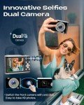 4K Autofocus Digital Camera with Dual Lens